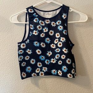 NWT Oppa floral tank top size S/M